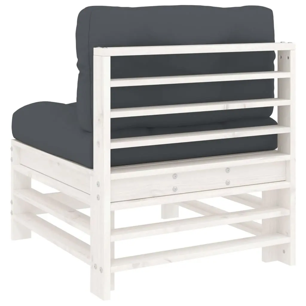 Middle Sofa with Cushions for Outdoor Spaces