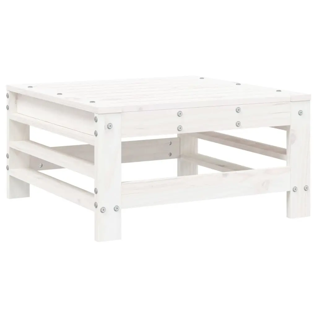 Outdoor Garden Footstool with Cushion