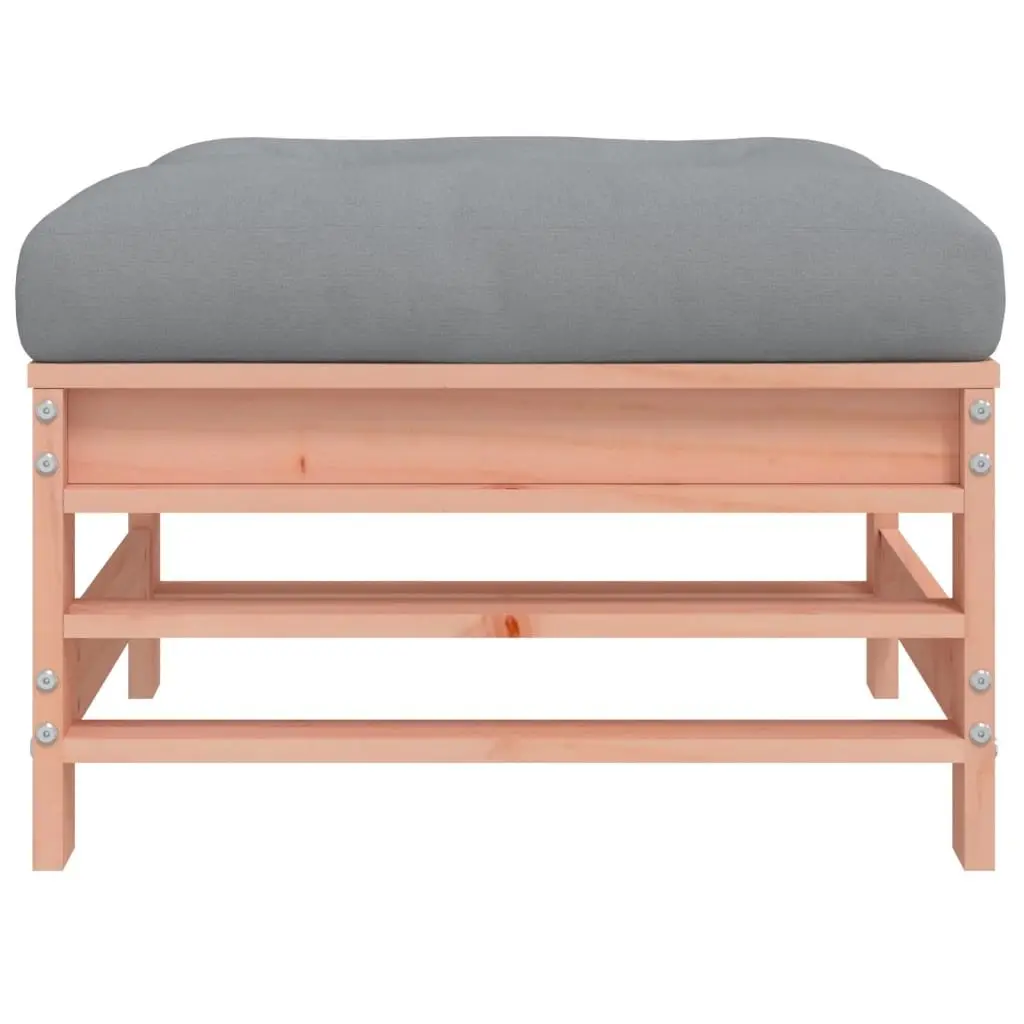 Garden Footstools with Cushions for Outdoor Use