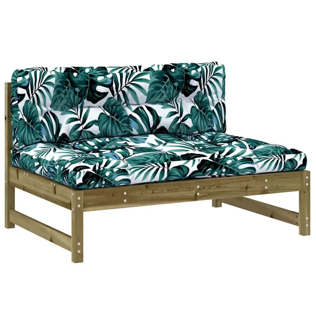 Middle Sofa Section 120x80 cm in Impregnated Pine Wood