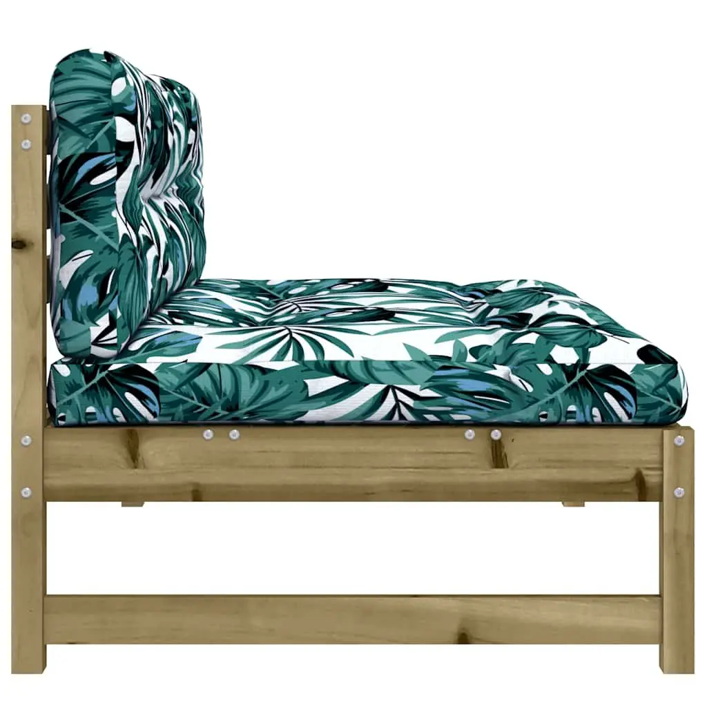 Middle Sofa Section 120x80 cm in Impregnated Pine Wood