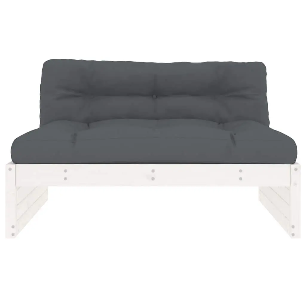 Solid Pine Wood Outdoor Middle Sofa Section for Patio