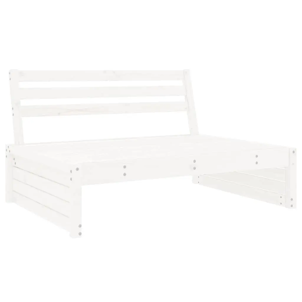 Solid Pine Wood Outdoor Middle Sofa Section for Patio