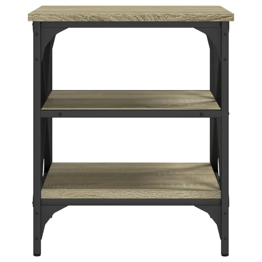 Brown Accent End Table with Engineered Wood Top