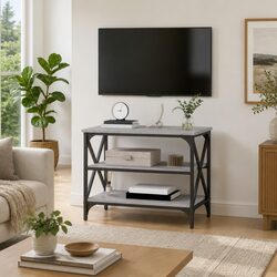 Sturdy Grey Sonoma TV Cabinet 60x40x50cm Engineered Wood