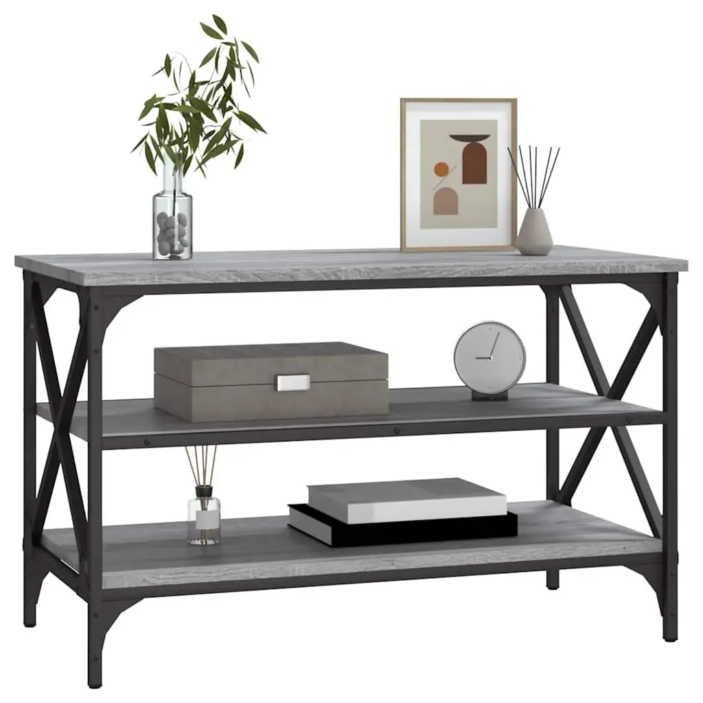 Grey Sonoma Engineered Wood TV Cabinet