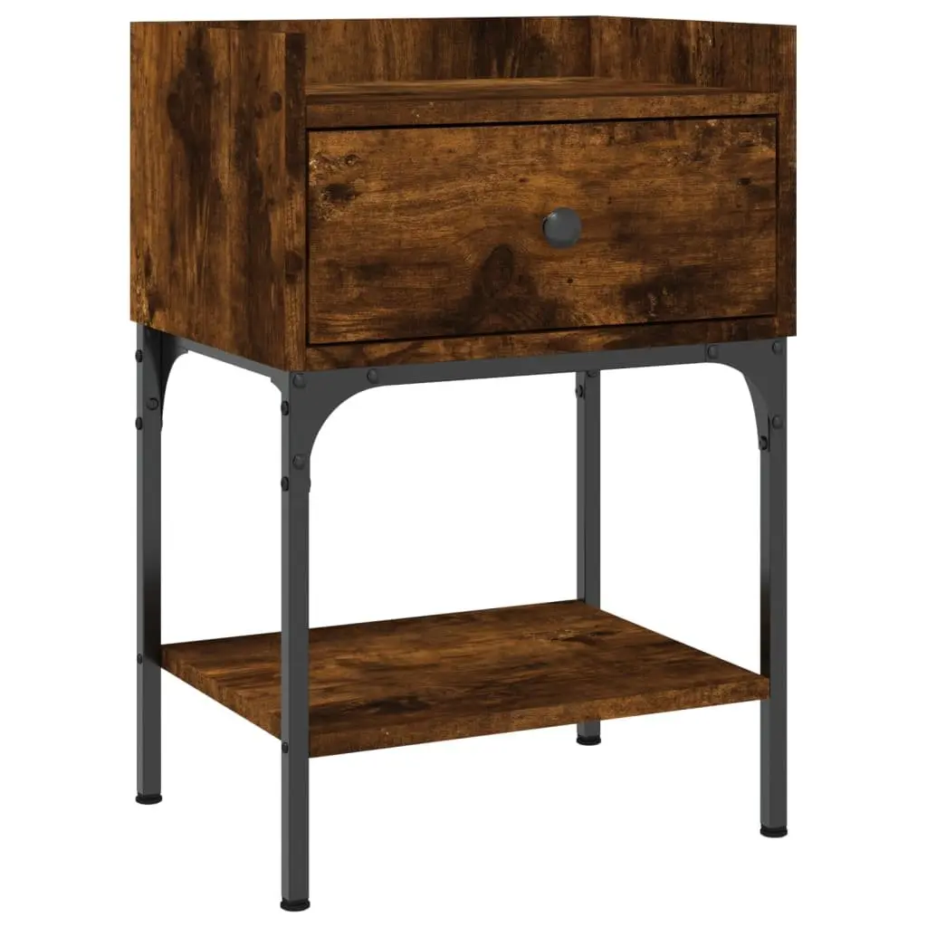 Brown Bedside Tables 2 pcs 40.5x31x60 cm