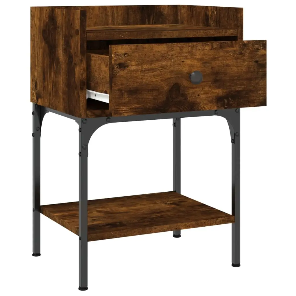 Brown Bedside Tables 2 pcs 40.5x31x60 cm