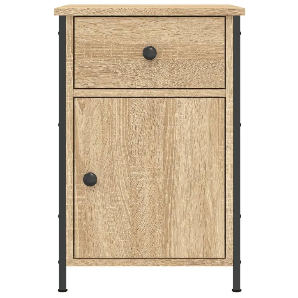 Brown Nightstand Set for Bedroom Storage