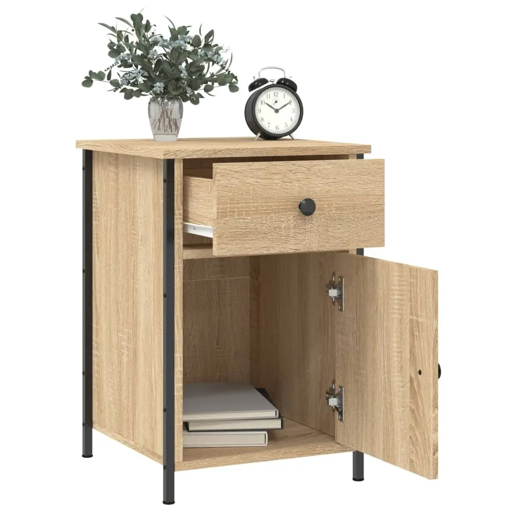 Brown Nightstand Set for Bedroom Storage