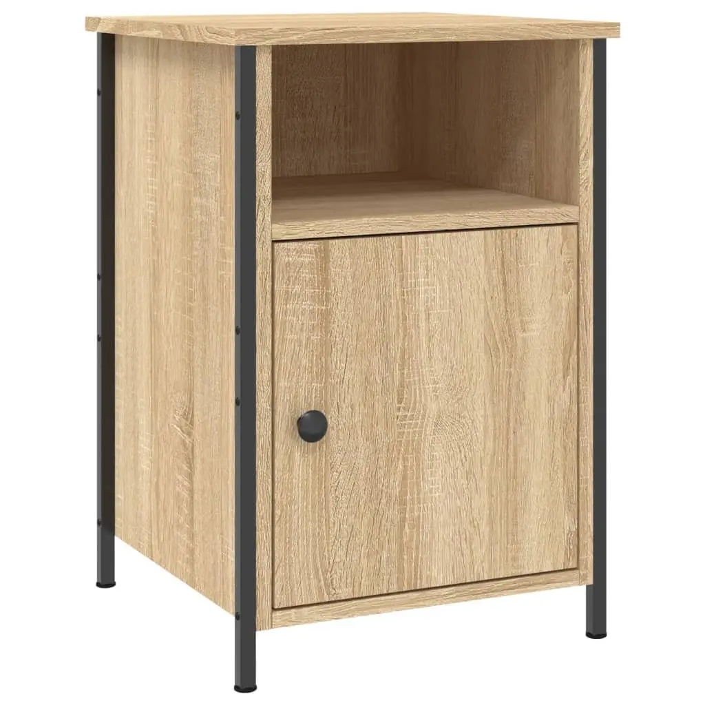 Bedside Cabinets Engineered Wood Brown 40W x 42D x 60H cm Set of 2