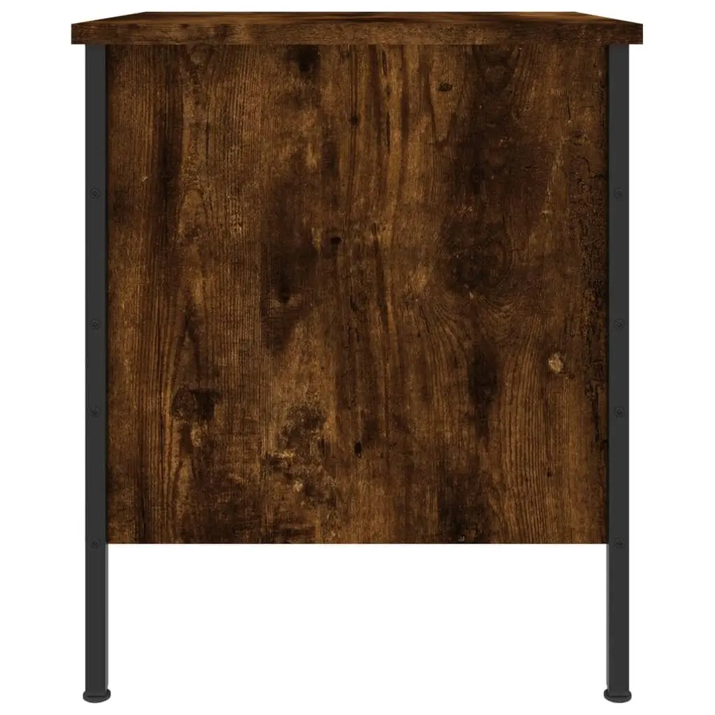 Brown Engineered Wood Bedside Cabinets with 2 Drawers