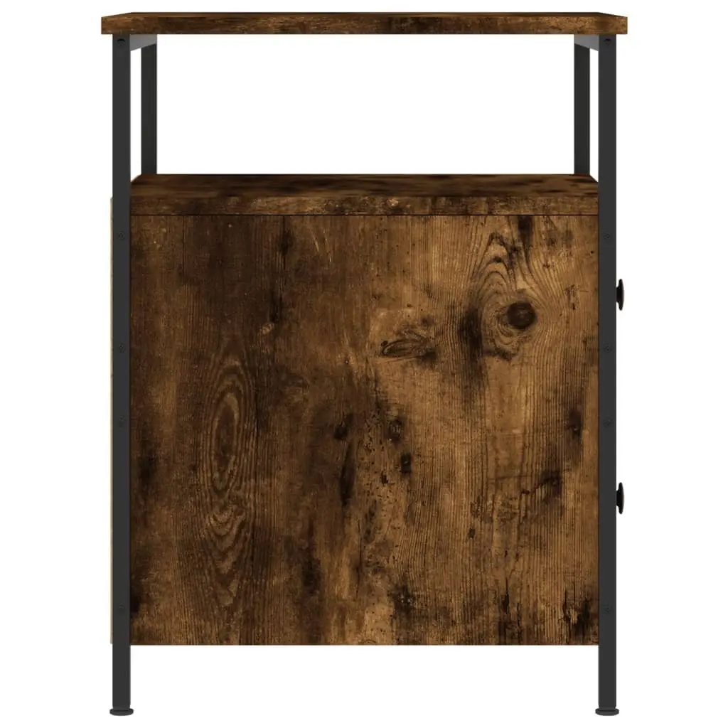 Brown Engineered Wood Nightstands for Storage