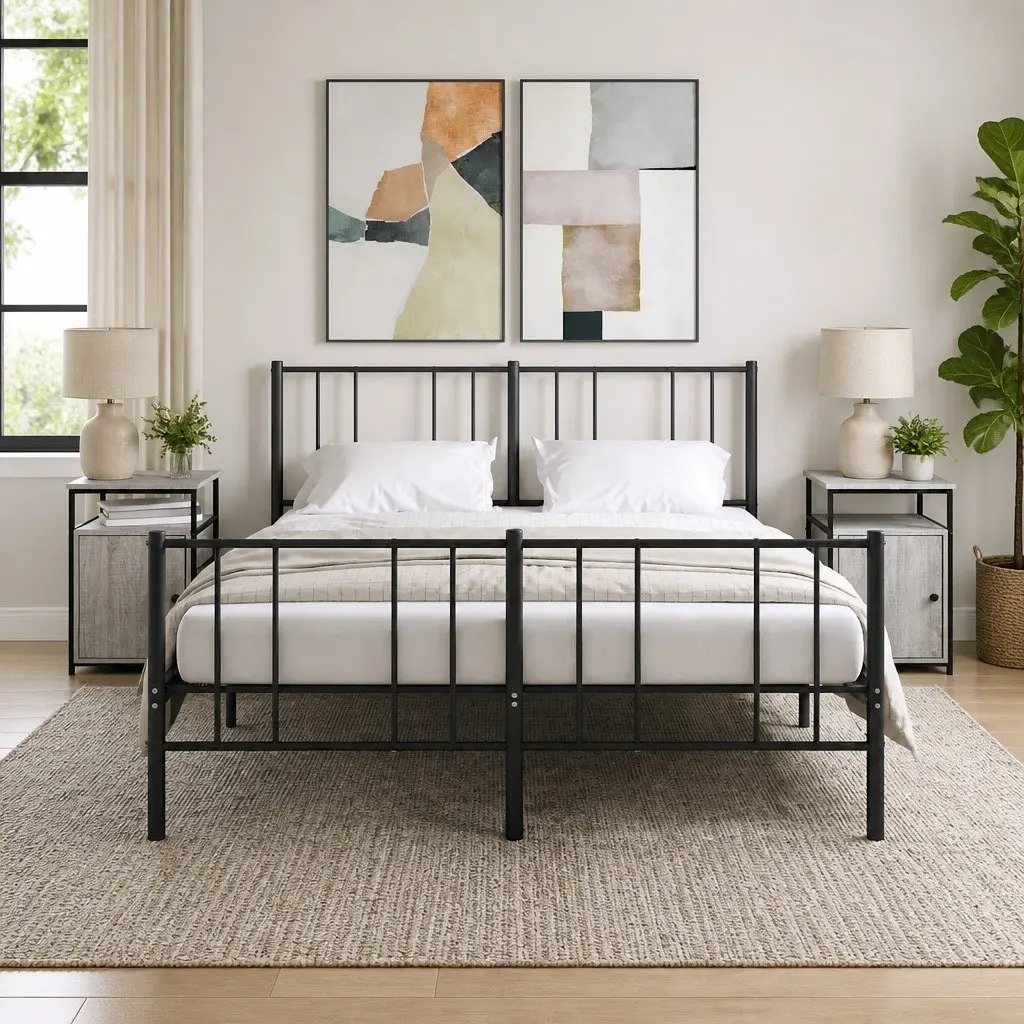 Grey Sonoma Bedside Cabinets, 2 pcs