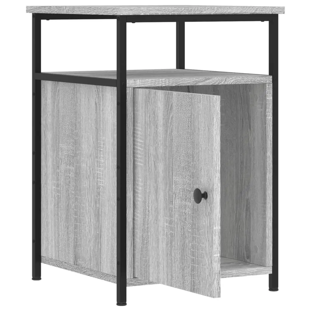 Grey Sonoma Bedside Cabinets, 2 pcs