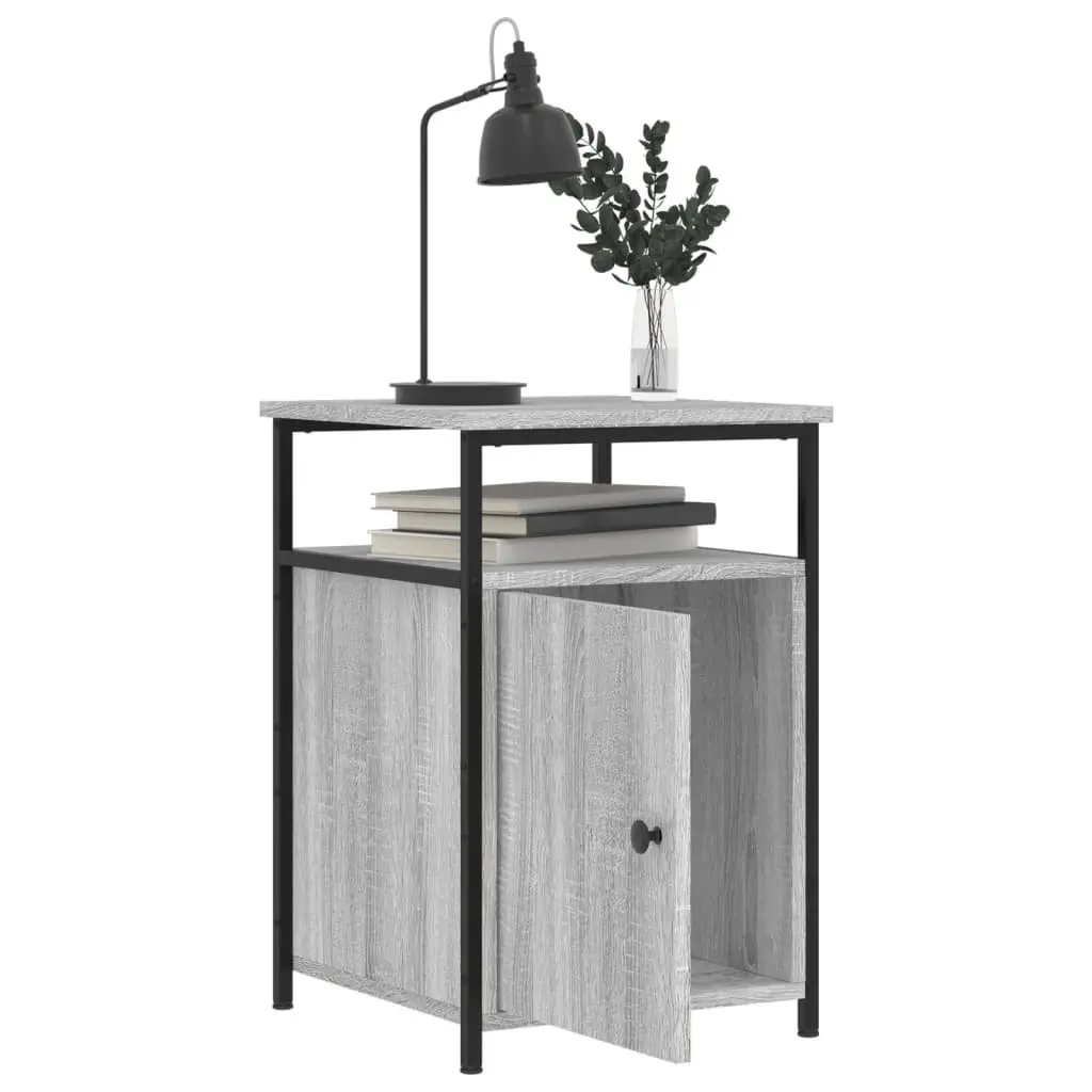 Grey Sonoma Bedside Cabinets, 2 pcs