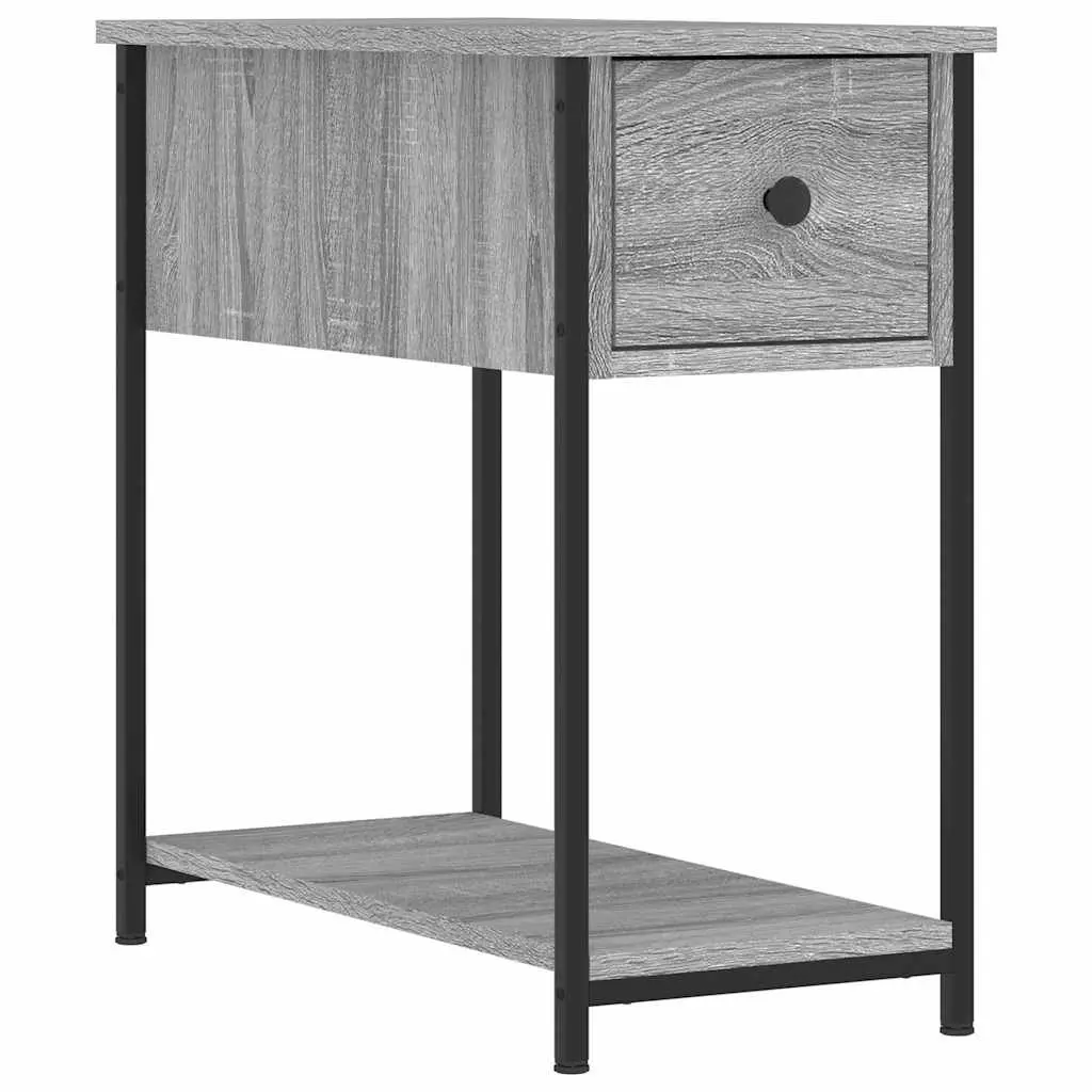 Bedside Cabinets 2 pcs Grey Sonoma Engineered Wood