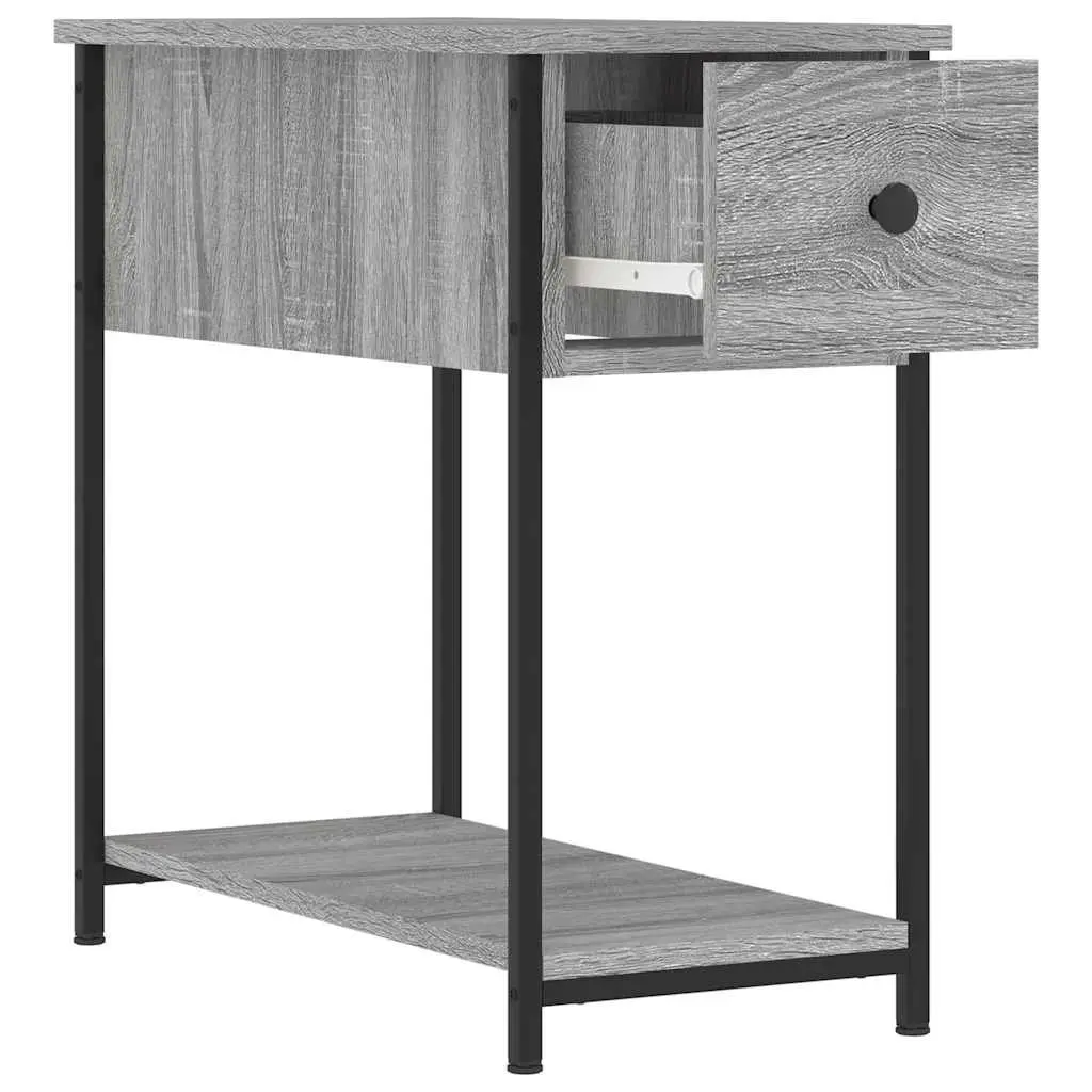 Bedside Cabinets 2 pcs Grey Sonoma Engineered Wood