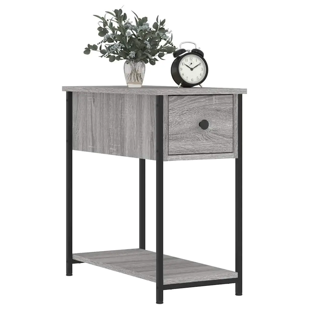 Bedside Cabinets 2 pcs Grey Sonoma Engineered Wood