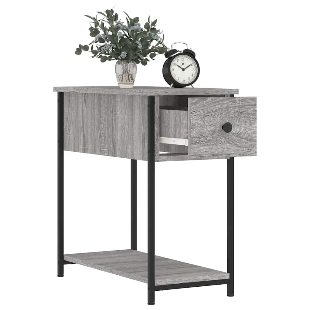 Bedside Cabinets 2 pcs Grey Sonoma Engineered Wood