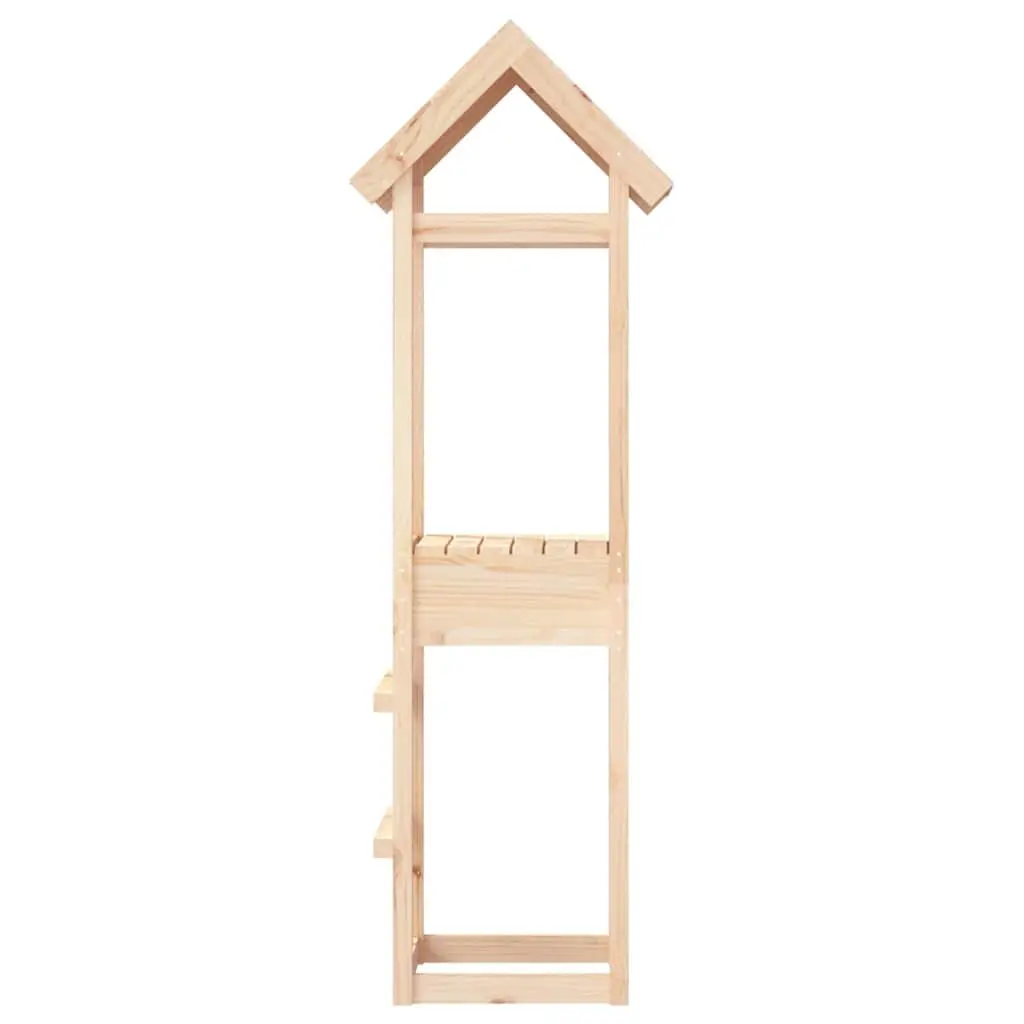 Solid Pine Wooden Play Tower 53x46.5x194 cm