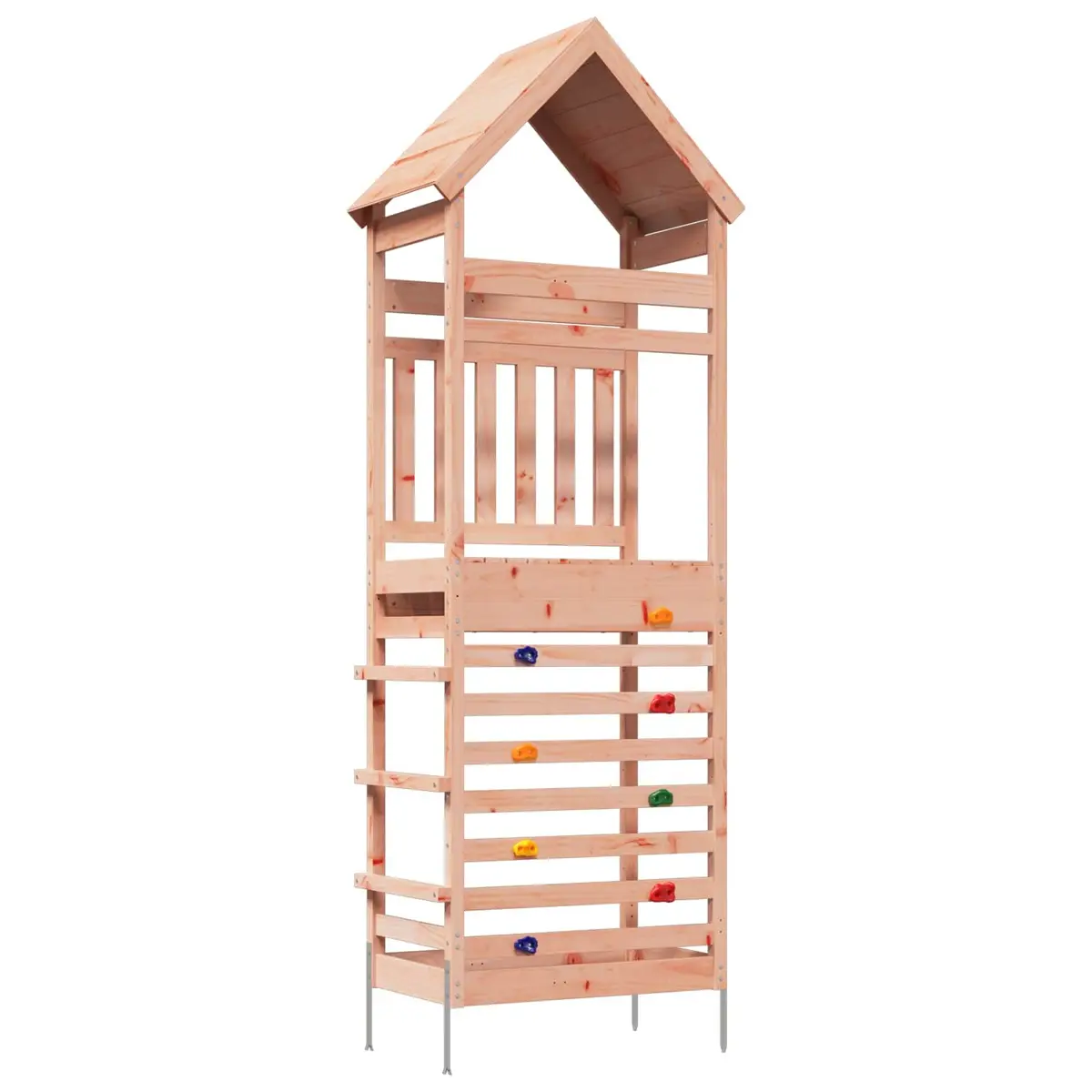 Outdoor Play Tower Wooden Brown