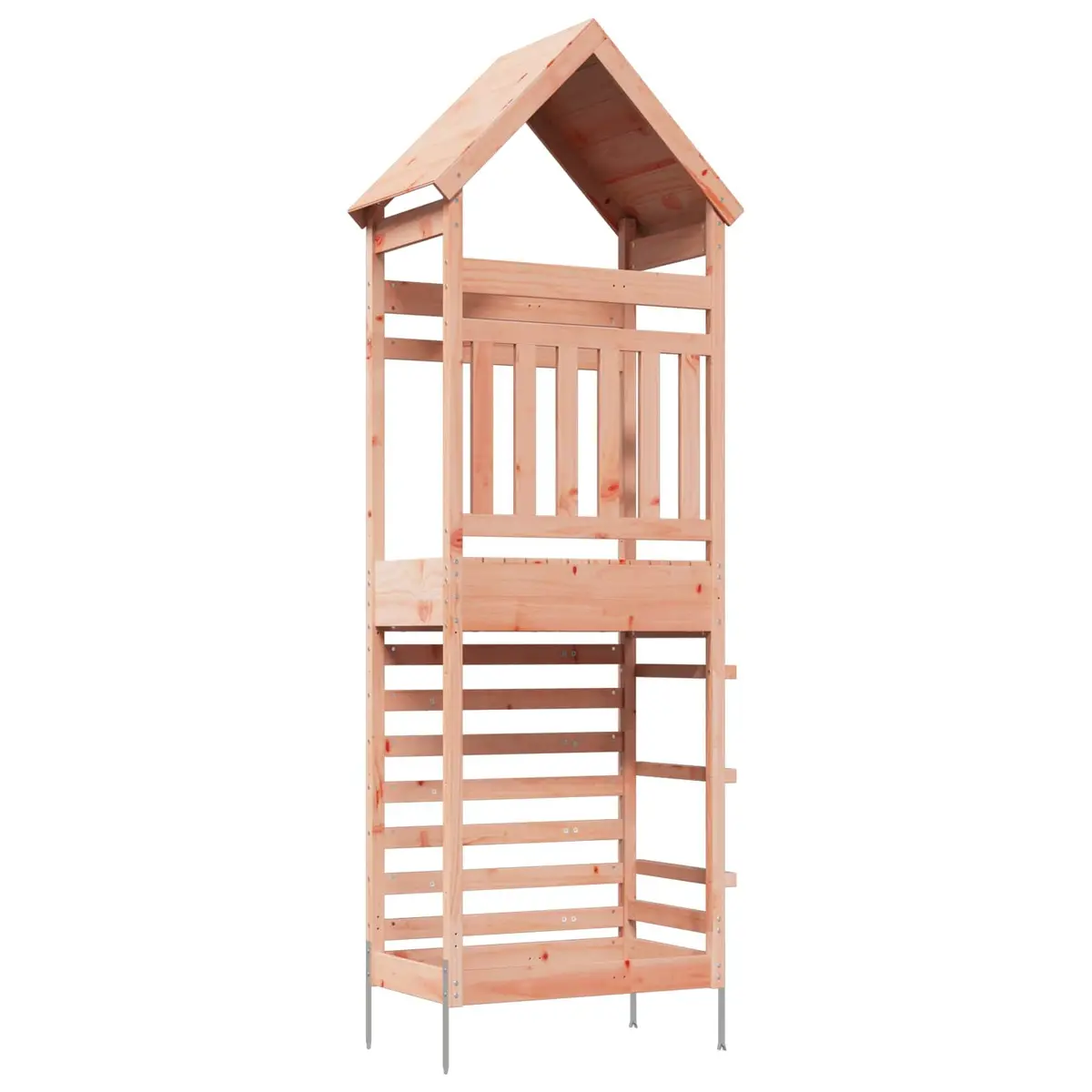 Outdoor Play Tower Wooden Brown