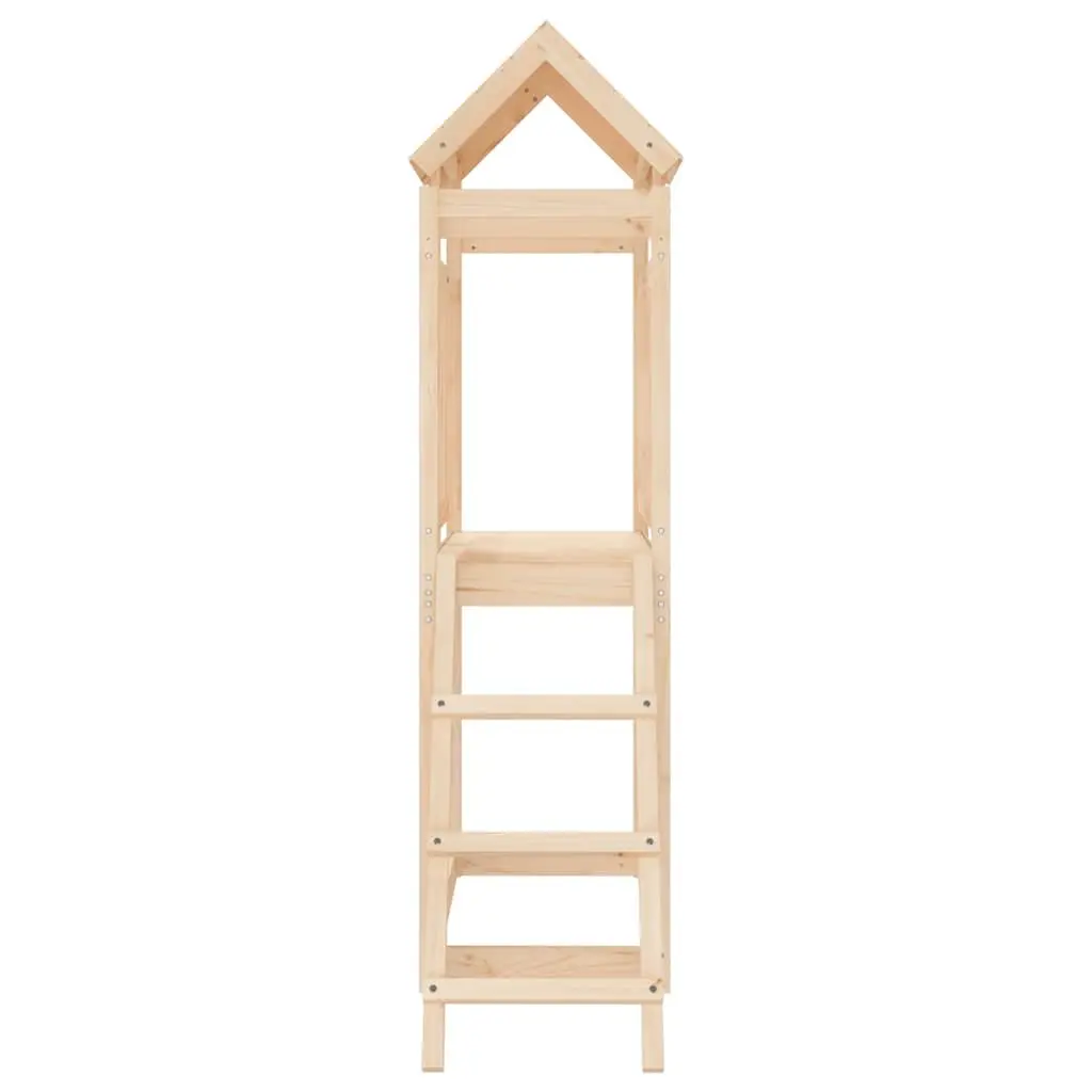 Solid Pine Wood Outdoor Playset 53x110x214 cm