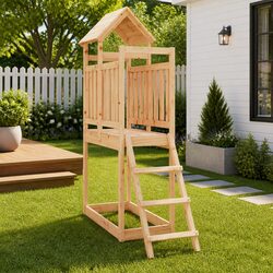 Outdoor Playset 53x110x214 cm Solid Wood Children Garden Play Equipment