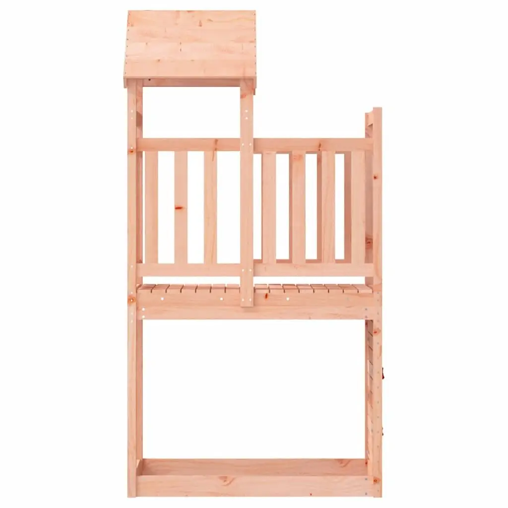Wooden Play Tower Solid Douglas Wood 53 x 110.5 x 214 cm Brown
