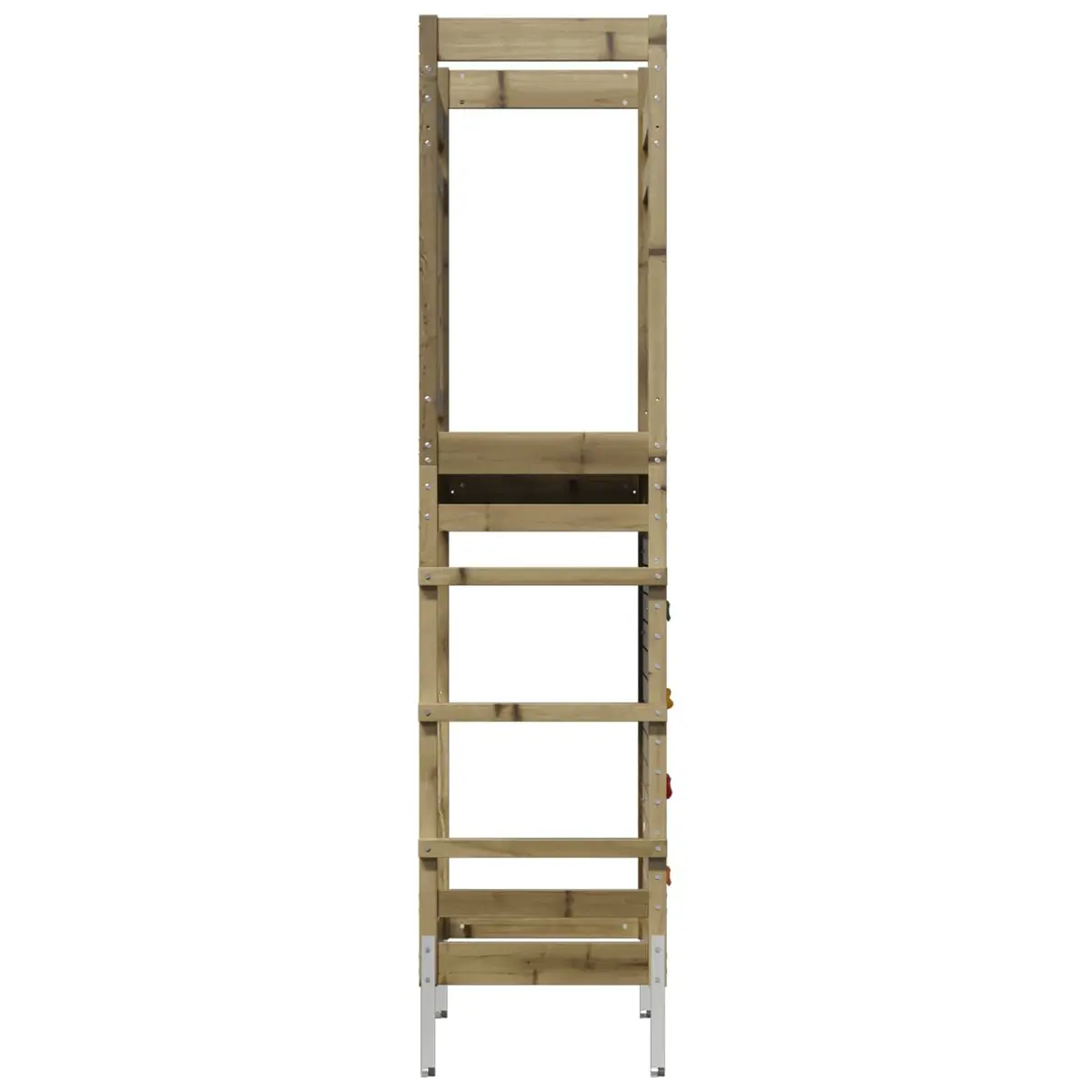 Wooden Outdoor Play Tower Brown
