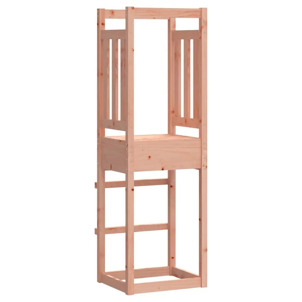 Wooden Play Tower Solid Douglas Wood 53x46.5x169cm Brown