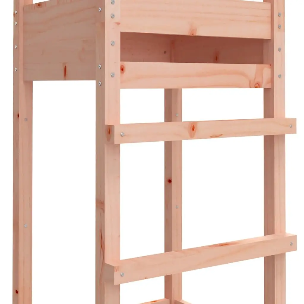 Wooden Play Tower Solid Douglas Wood 53x46.5x169cm Brown
