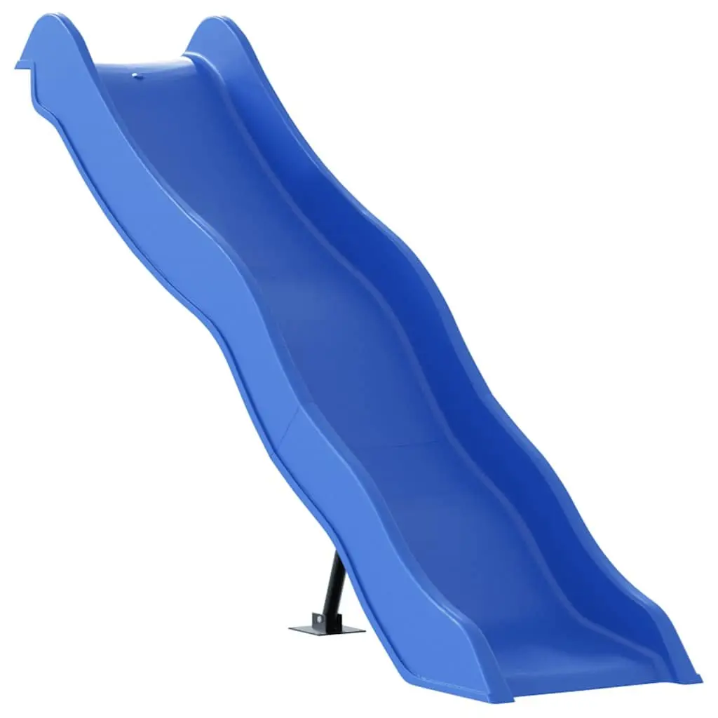 Kids Slide Polypropylene 174x38 cm Blue Outdoor Garden Toy