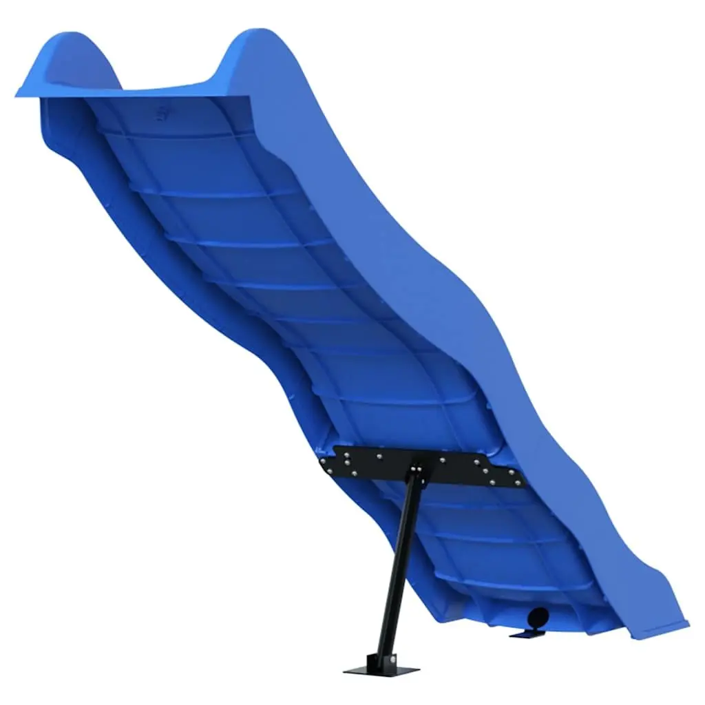 Kids Slide Polypropylene 174x38 cm Blue Outdoor Garden Toy