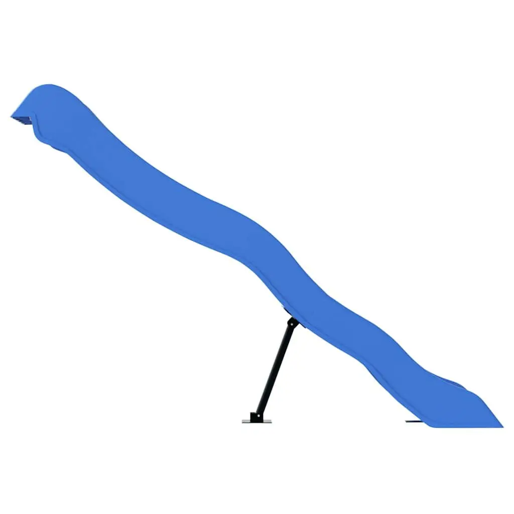 Kids Slide Polypropylene 174x38 cm Blue Outdoor Garden Toy