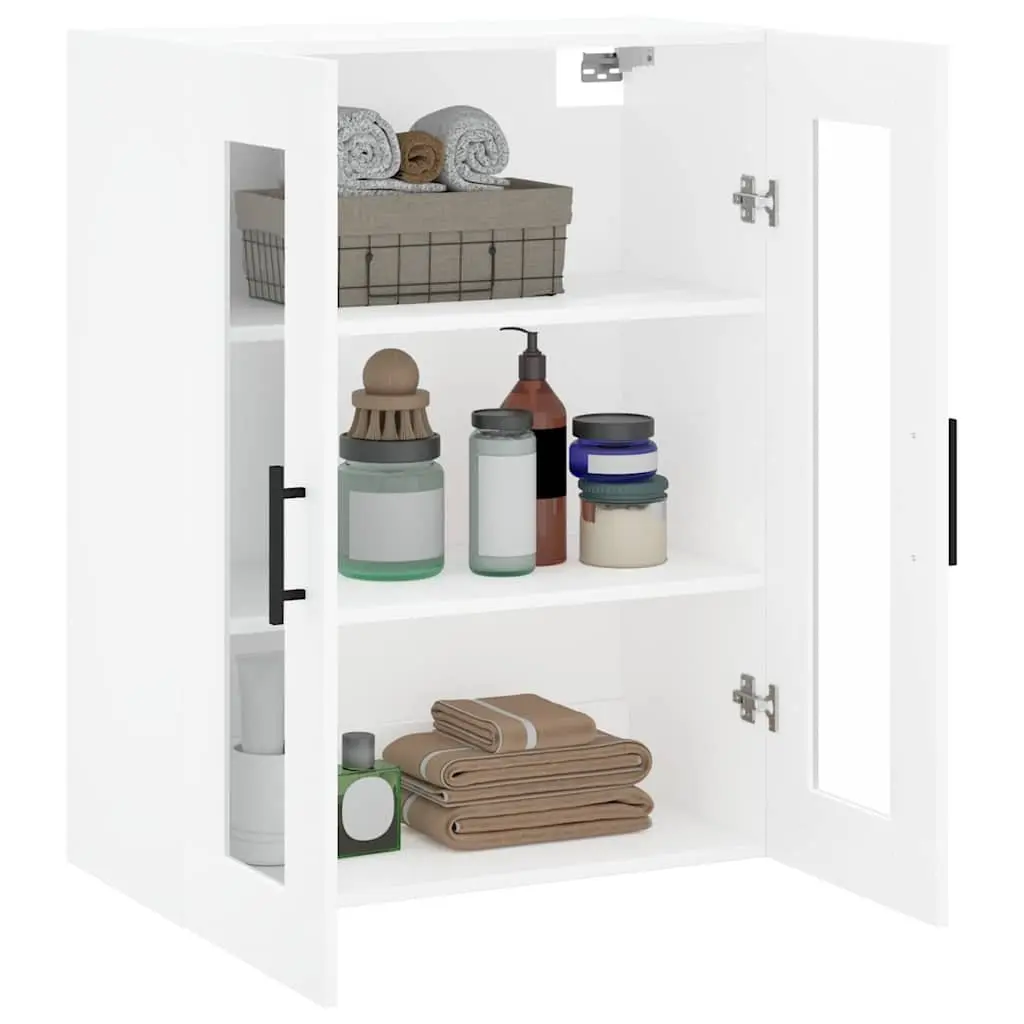 Wall Mounted Cabinet with Glass Door