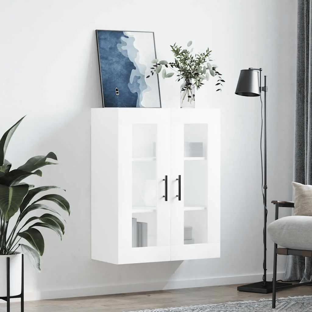 Wall Mounted Cabinet with Glass Door