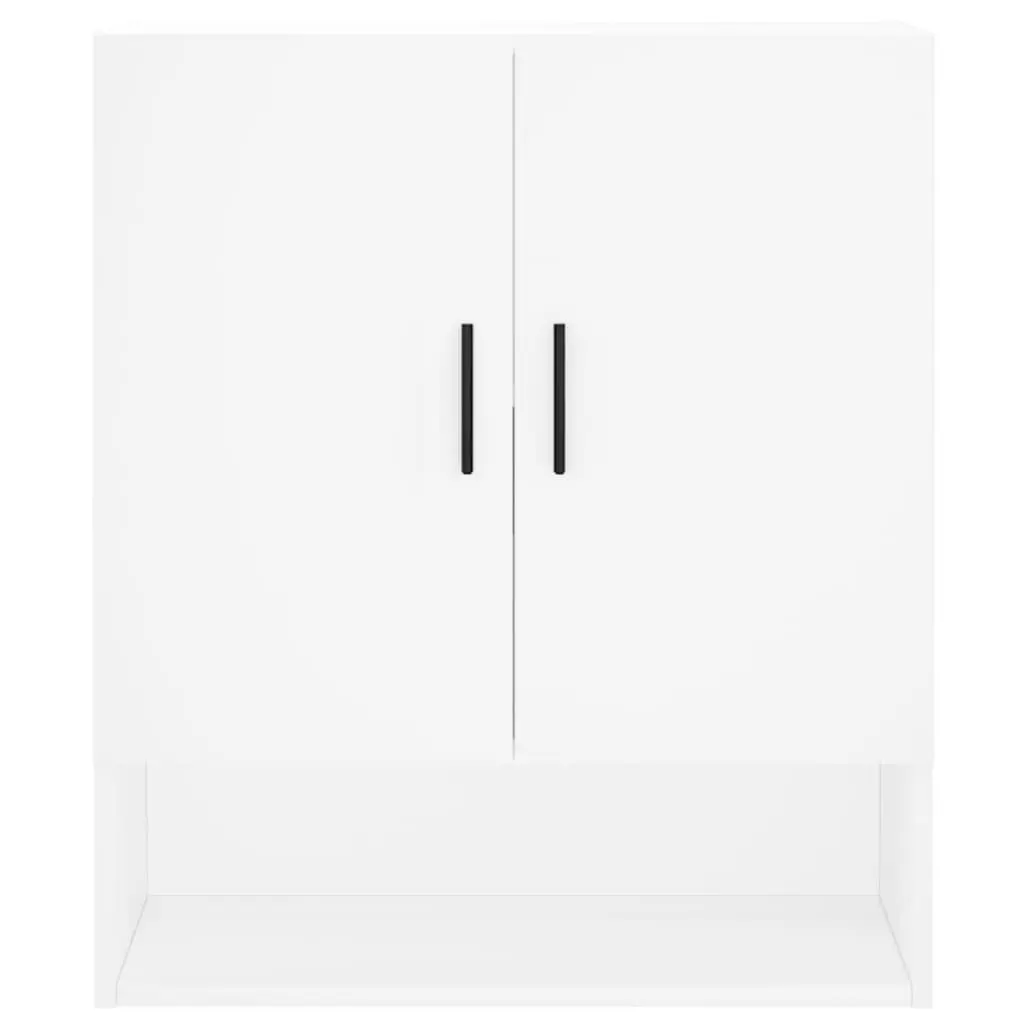 Wall-Mounted Storage Cabinet in White 60x31x70cm