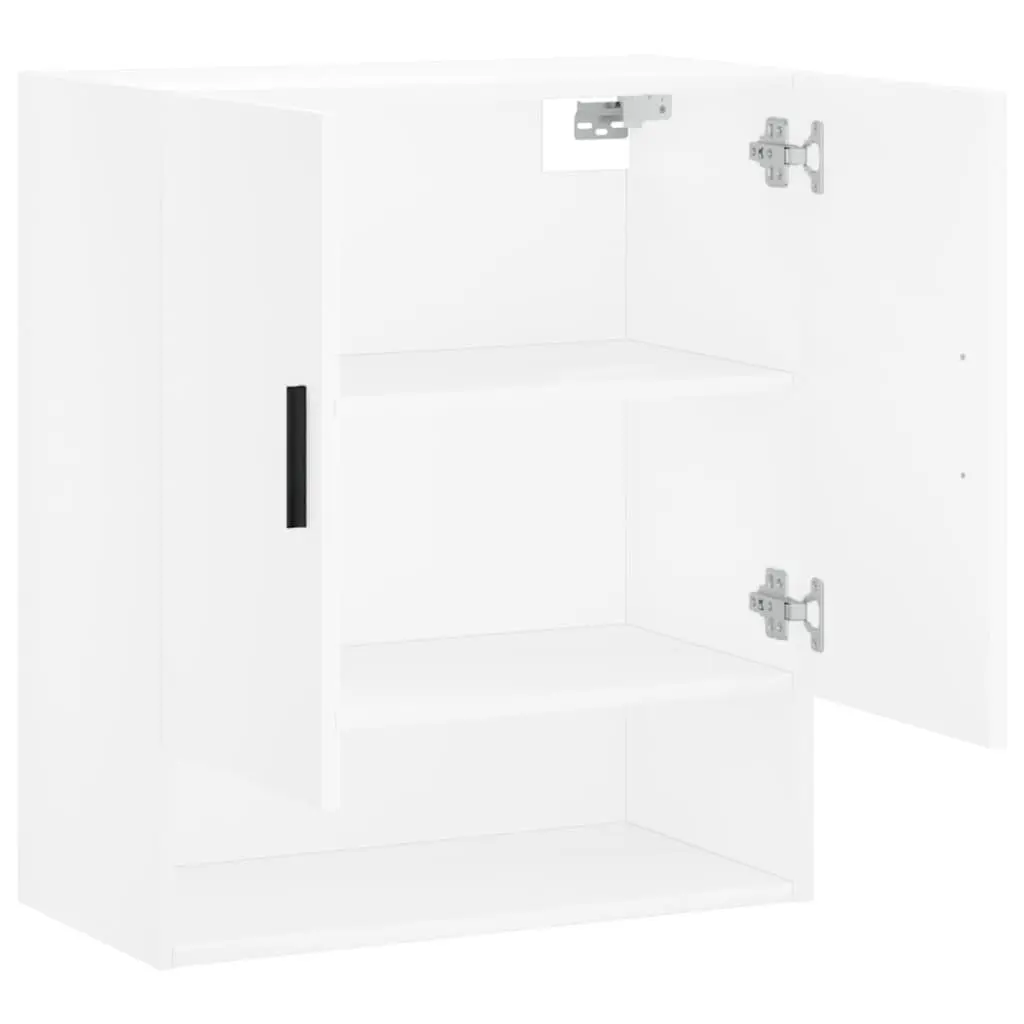 Wall-Mounted Storage Cabinet in White 60x31x70cm