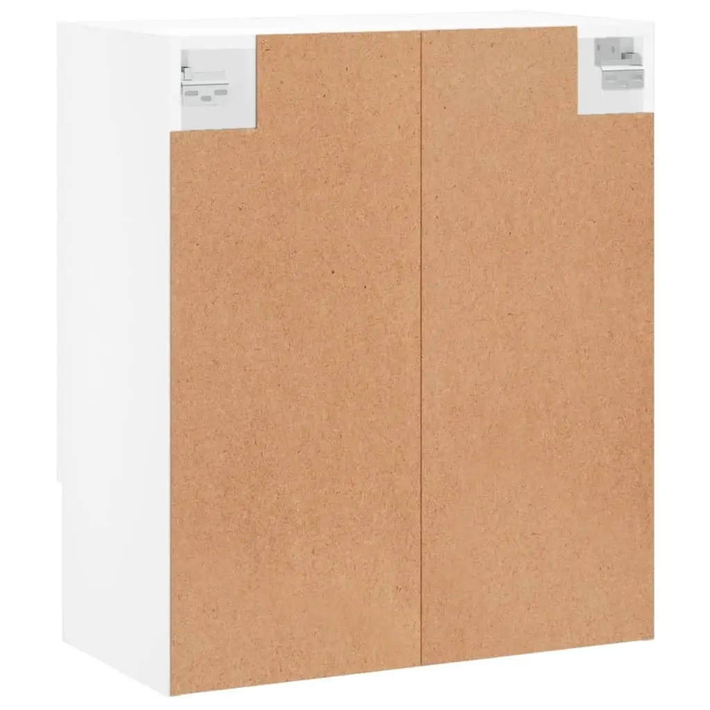 Wall-Mounted Storage Cabinet in White 60x31x70cm