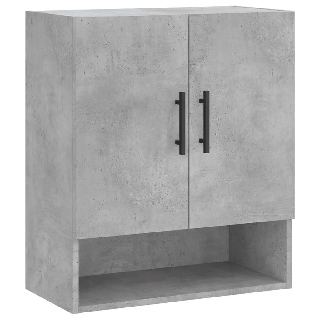 Grey Wall Storage Cabinet 60x31x70 cm
