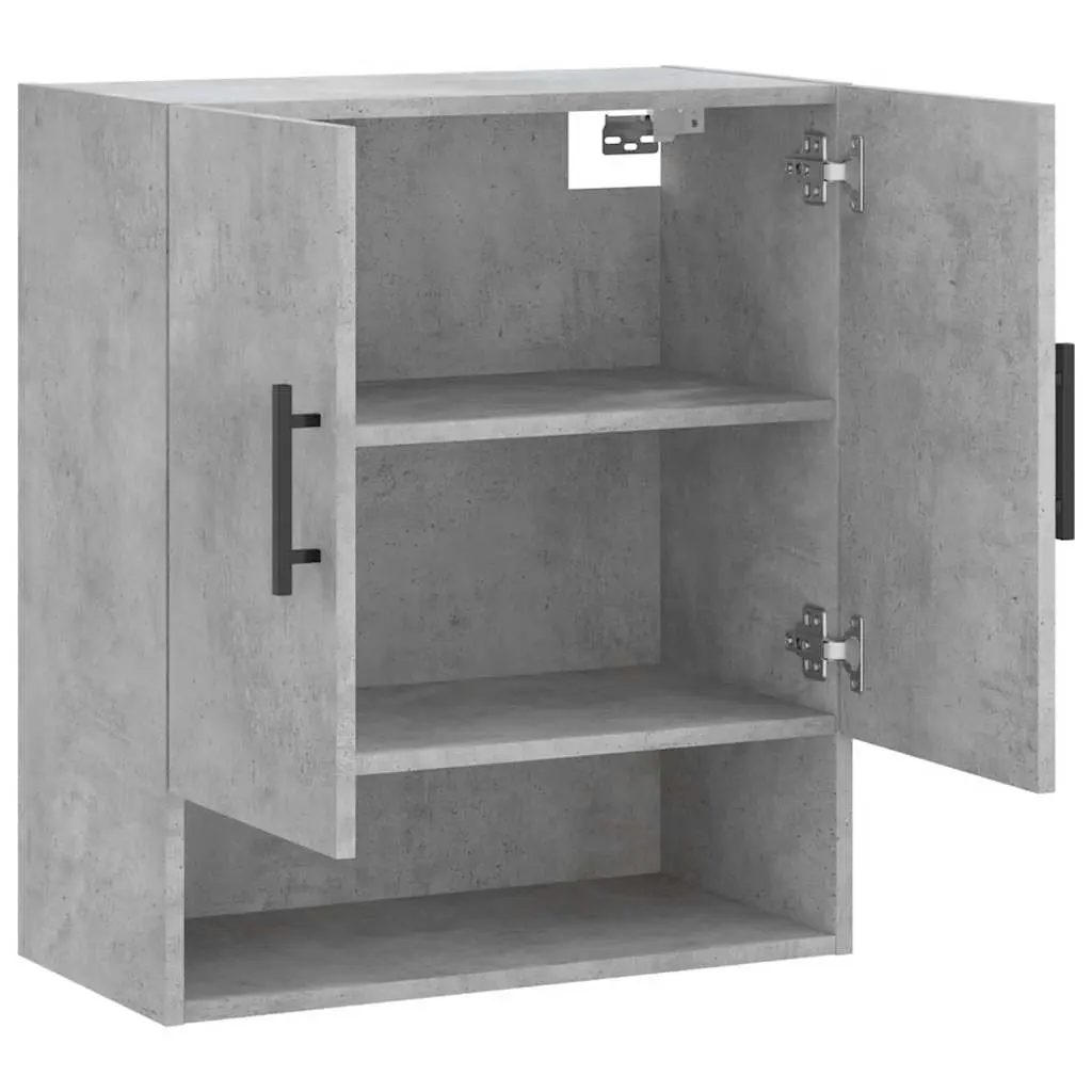 Grey Wall Storage Cabinet 60x31x70 cm