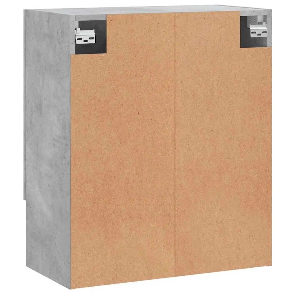Grey Wall Storage Cabinet 60x31x70 cm