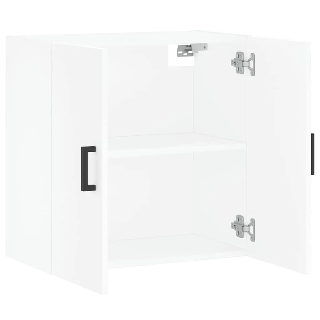 Wall-Mounted Floating Storage Cabinet in White