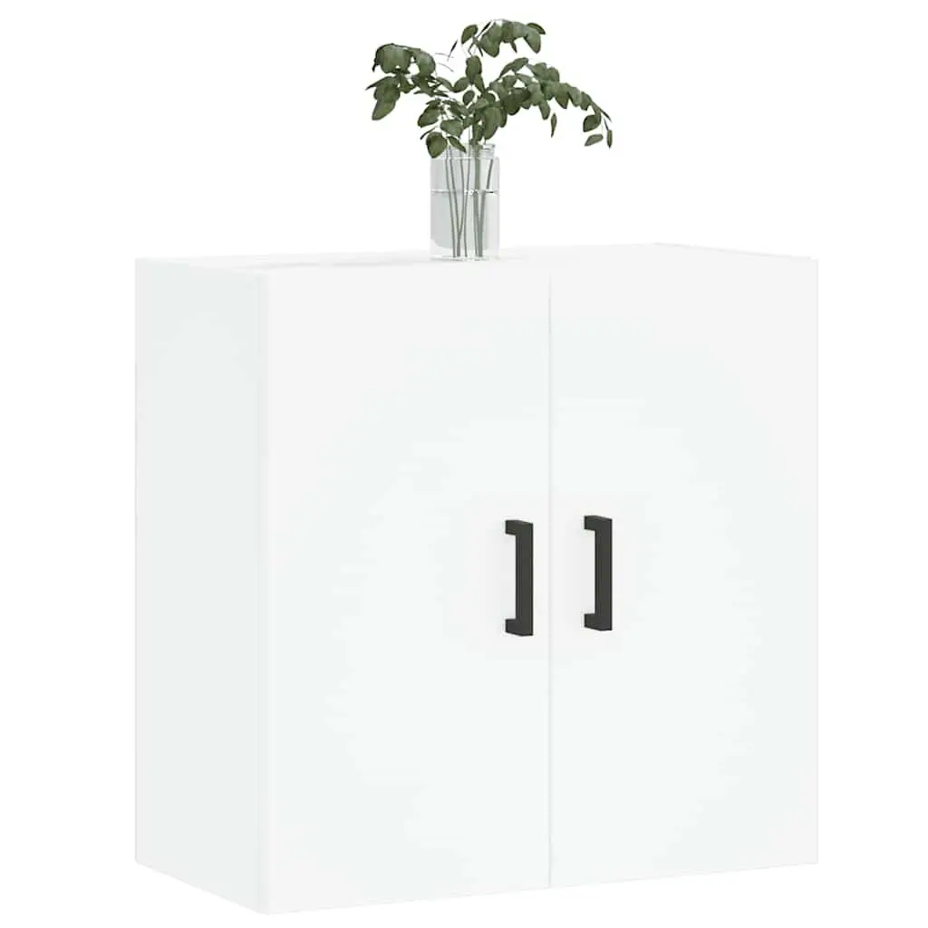 Wall-Mounted Floating Storage Cabinet in White