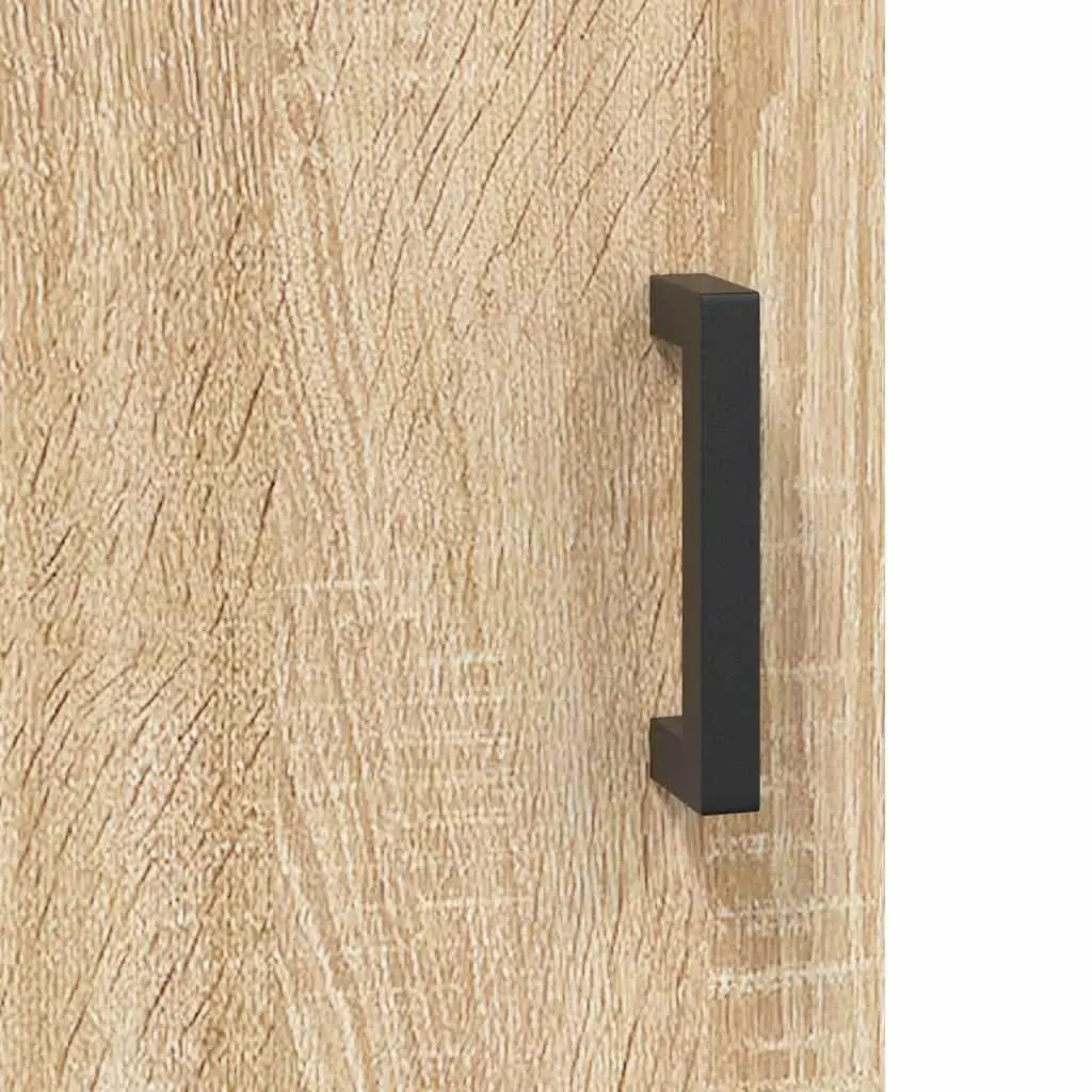 Brown Floating Wall Cabinet Storage Organizer 60x31x60cm