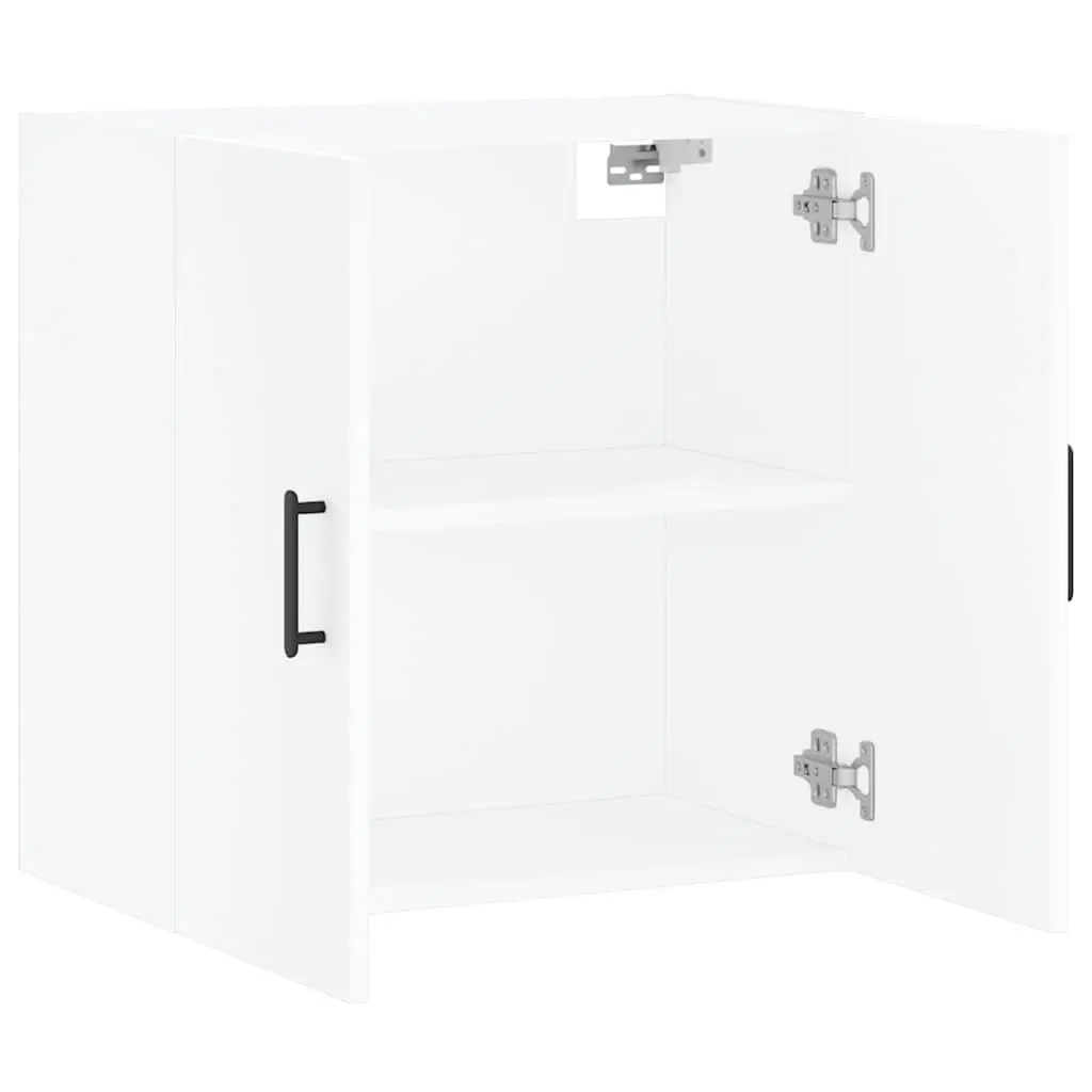 Wall-Mounted Storage Cabinet Engineered Wood 60x31x60cm White