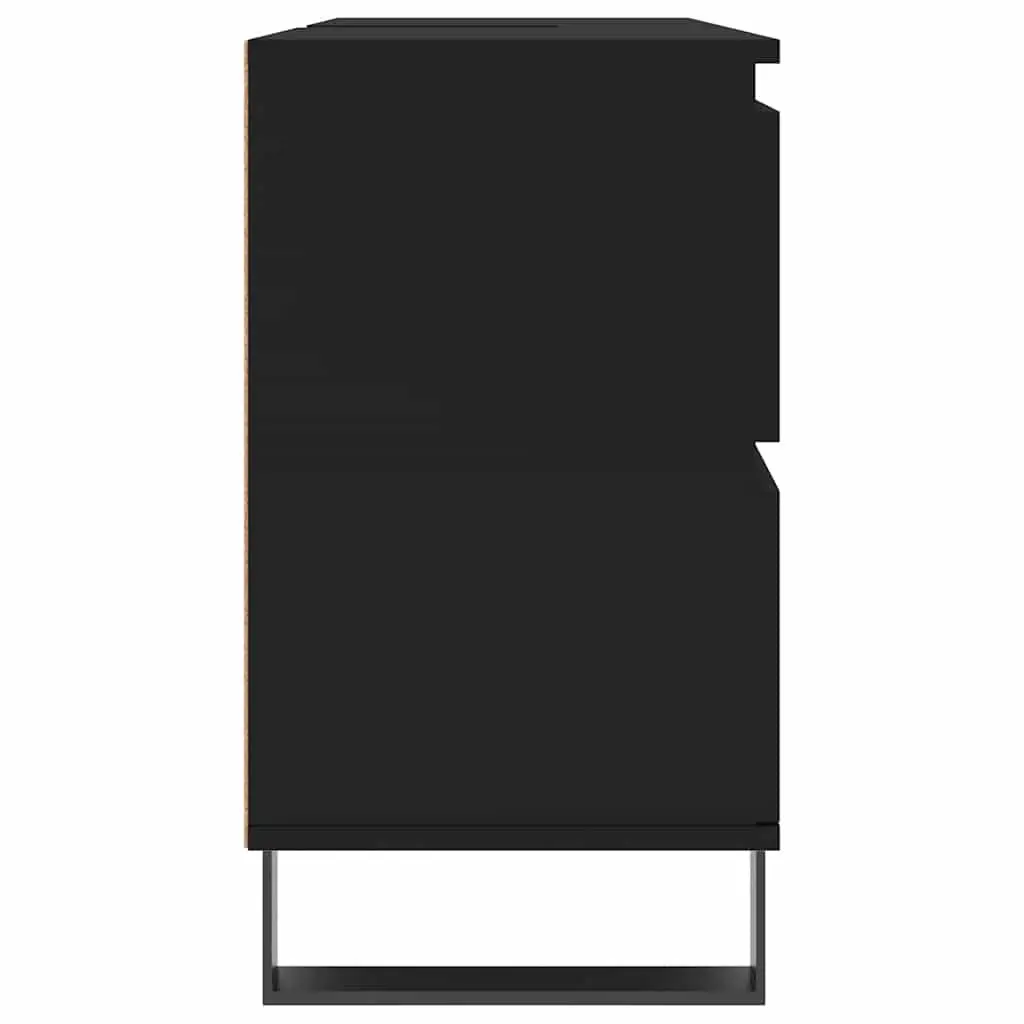Black Bathroom Vanity Unit Cabinet