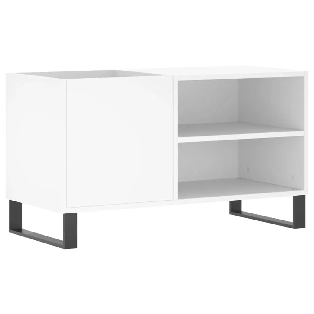 White Record Cabinet for Vinyl LPs